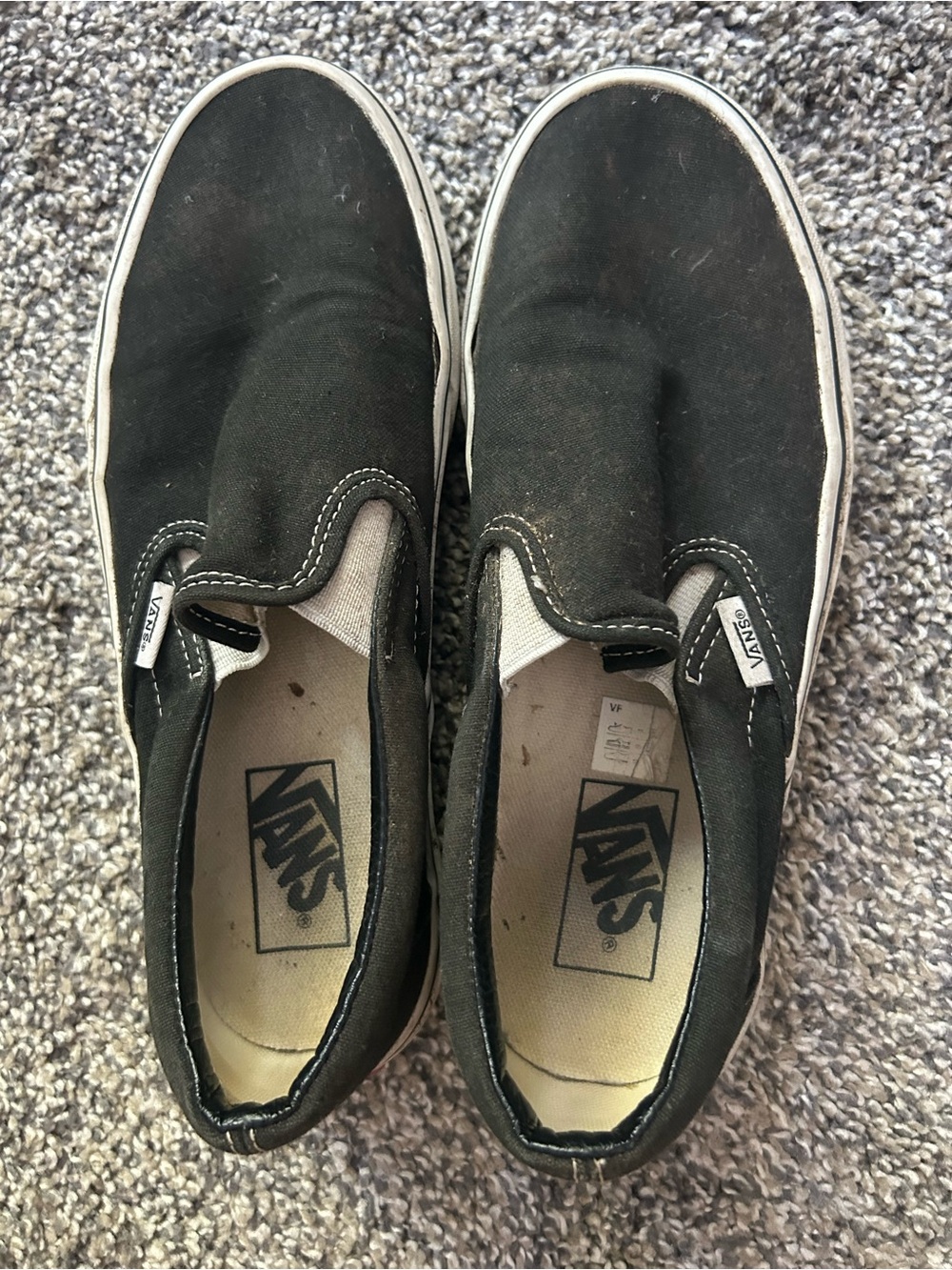 Vans Classic Slip-On Canvas Loafers - Black